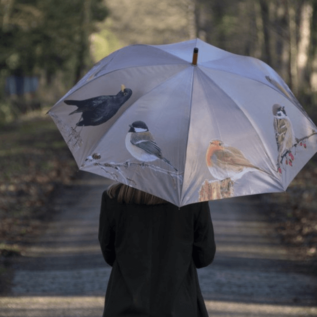 Paraplu met vogels