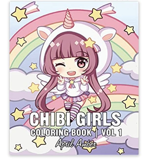 Chibi Girls kleurboek